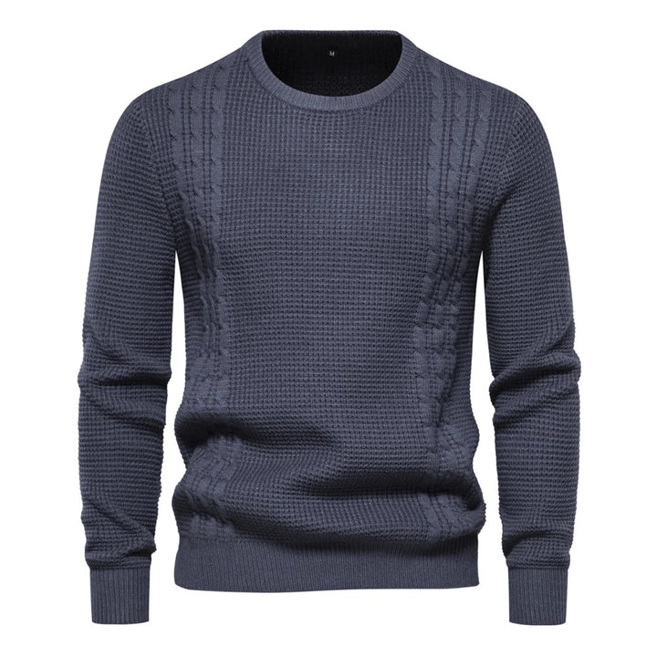 Drechsler | Stickad Casual Varm Herrpullover