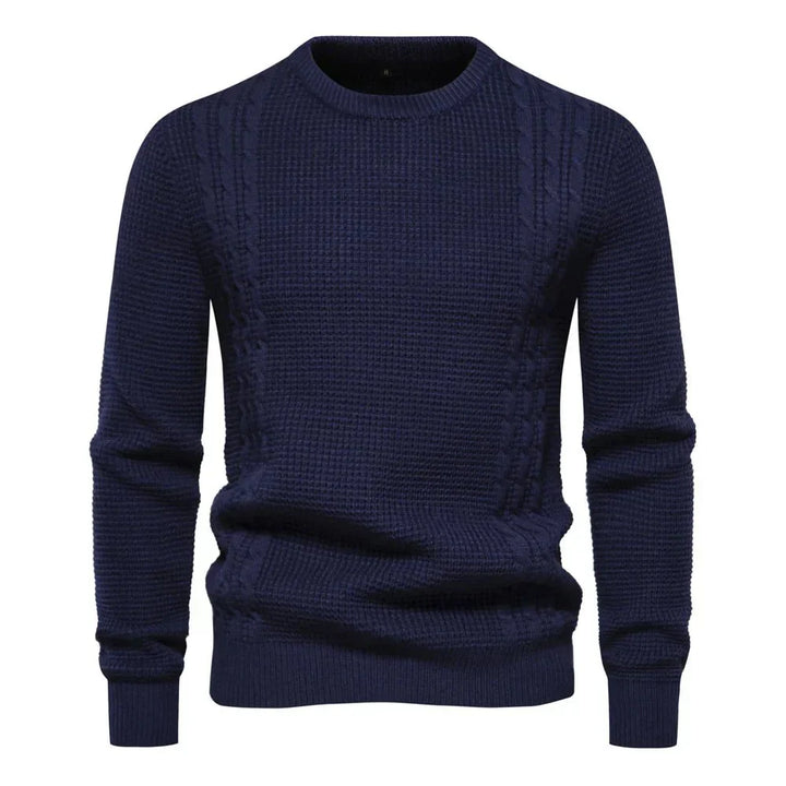 Drechsler | Stickad Casual Varm Herrpullover
