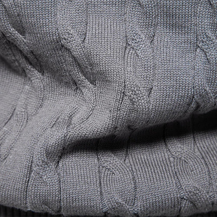 Falkner | Stickad Modern Herrpullover