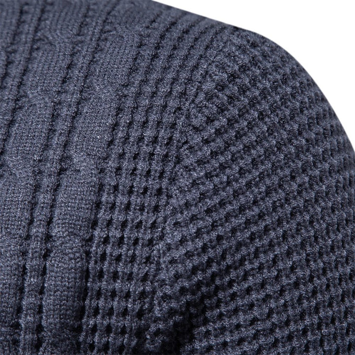 Drechsler | Stickad Casual Varm Herrpullover