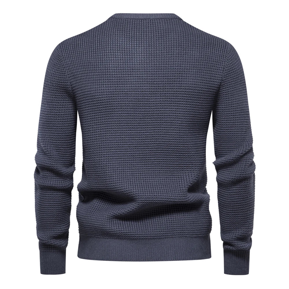 Drechsler | Stickad Casual Varm Herrpullover