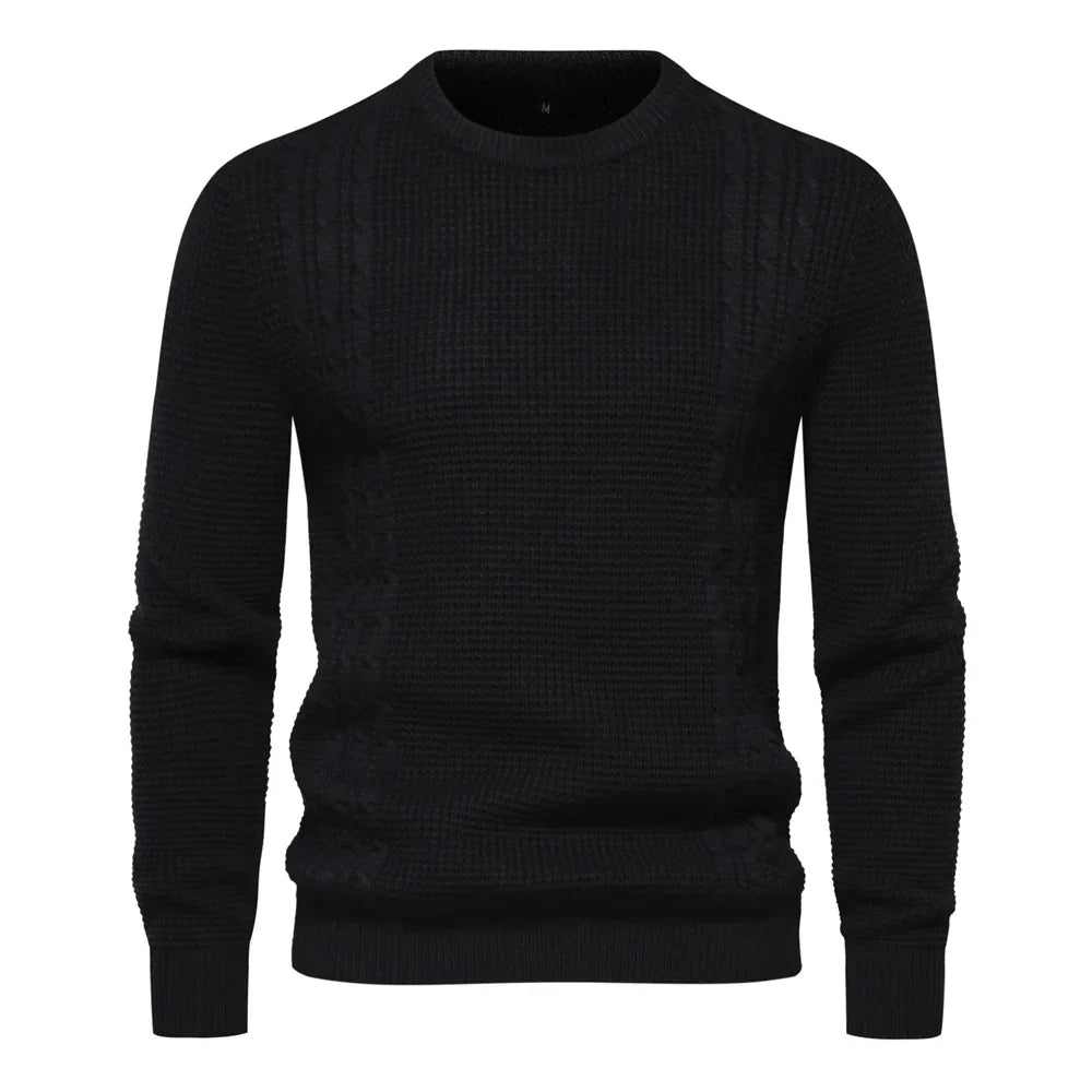 Drechsler | Stickad Casual Varm Herrpullover