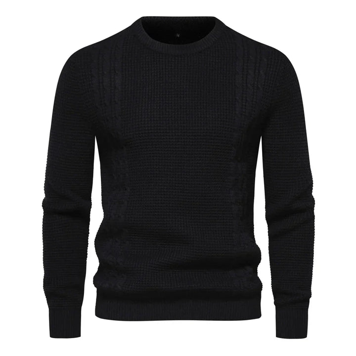 Drechsler | Stickad Casual Varm Herrpullover
