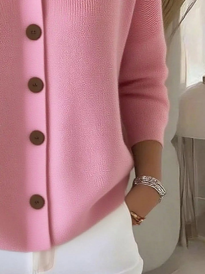 Mila Mjuk och bekväm stickad kofta