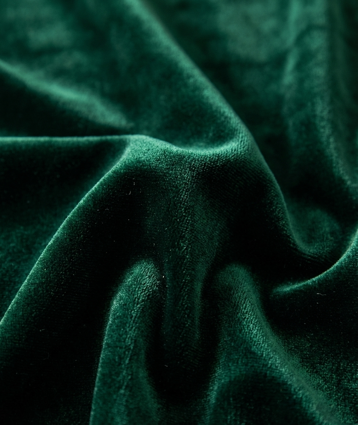 Velvet elegant och följsam klänning